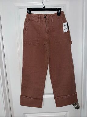 Wide Leg Pants in Dusty Rose